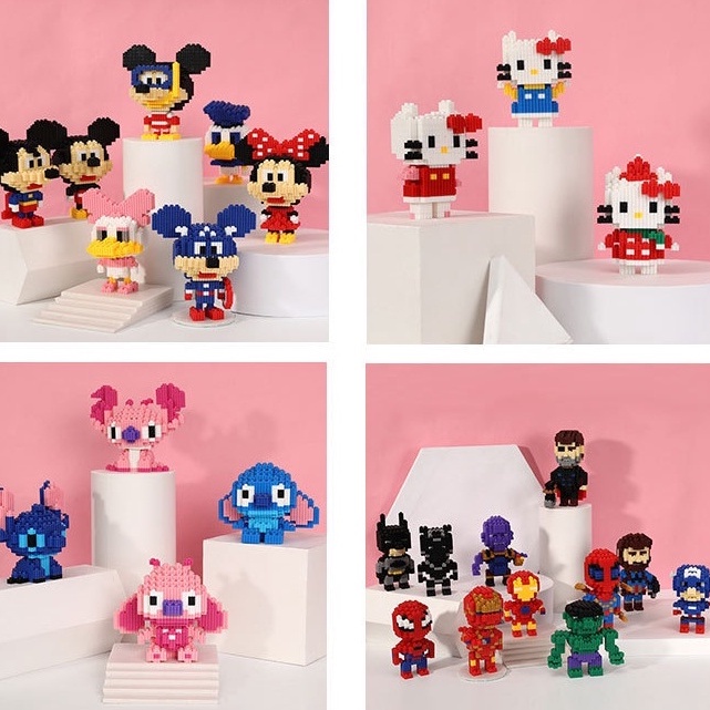 Mô hình lắp ráp hoạt hình rồng dễ thương Sáng Tạo Dành Cho Nam Và Nữ