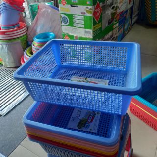 Rổ nhựa vuông sâu KT 30×25×10cm