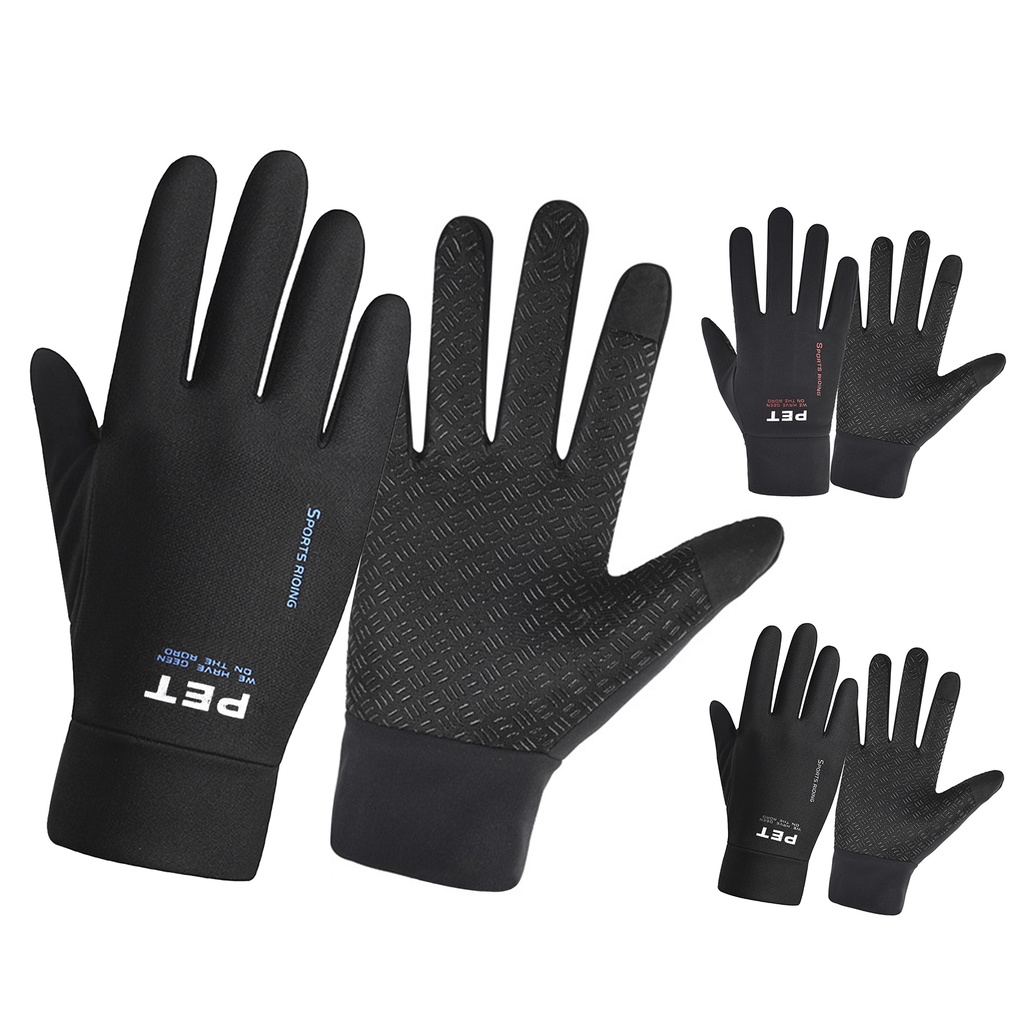 Găng tay lái xe máy chống trượt chống thấm nước giữ ấm mùa đông dành cho nam