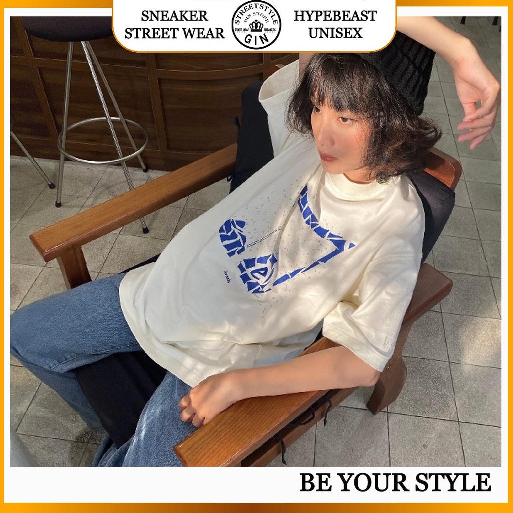 Áo thun trơn tay lỡ Levent Musik phông Unisex form rộng oversize Ulzzang - Gin Store