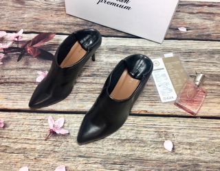 Bốt dẫm gót da mềm cao 8cm