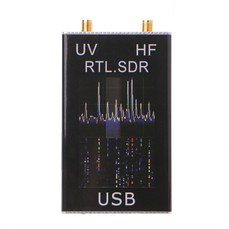 Bộ thu USB 100KHz-1.7GHz UV HF RTL-SDR R820T + 8232U Ham tiện dụng
