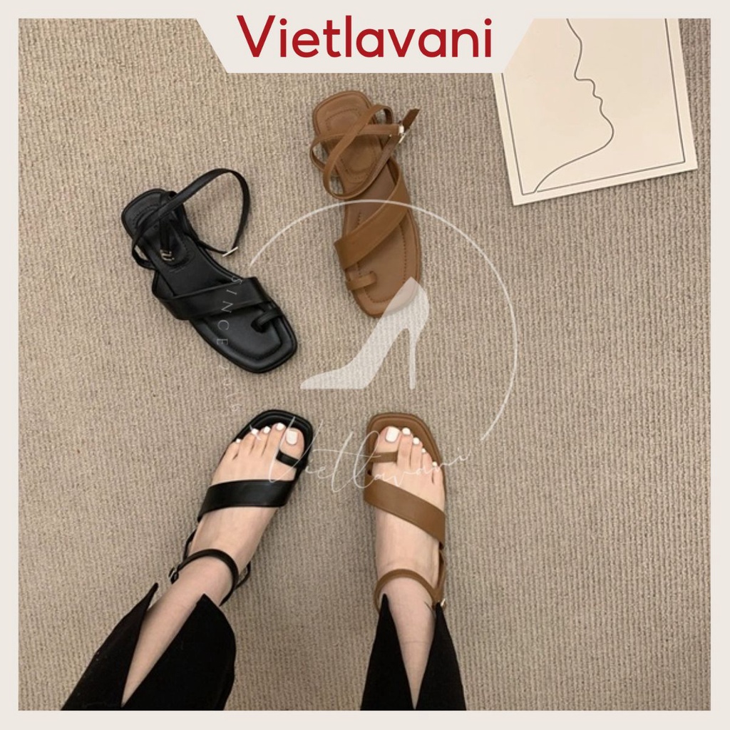 Giày sandal nữ mã LTS46 quai hậu kiểu dáng Hàn Quốc trend 2022