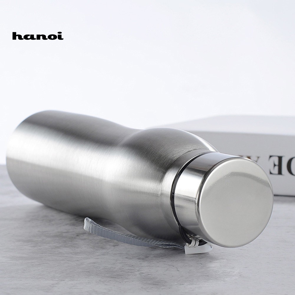 Bình Đựng Nước 750ml Bằng Thép Không Gỉ Thiết Kế Nhỏ Gọn Tiện Dụng