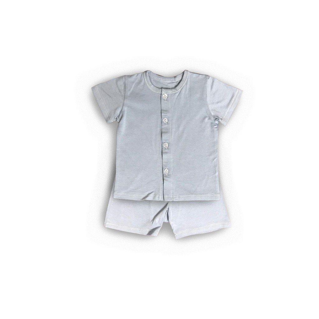 Bộ Quần áo FatherCare sơ sinh Cài giữa CT - Sợi tre Cotton FC277