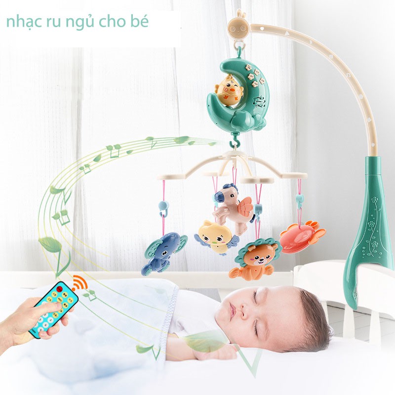 Đồ chơi treo cũi có nhạc,có điều khiển hình con gà mới nhất 2020