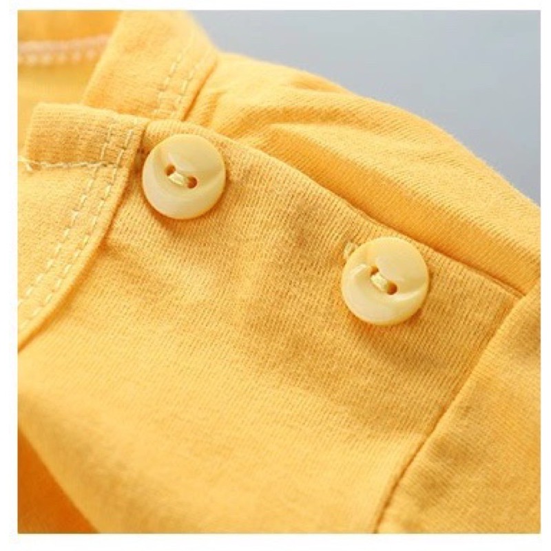 [E6] Bộ quần áo bé trai bé gái cotton Quảng Châu cao cấp, quần áo em bé