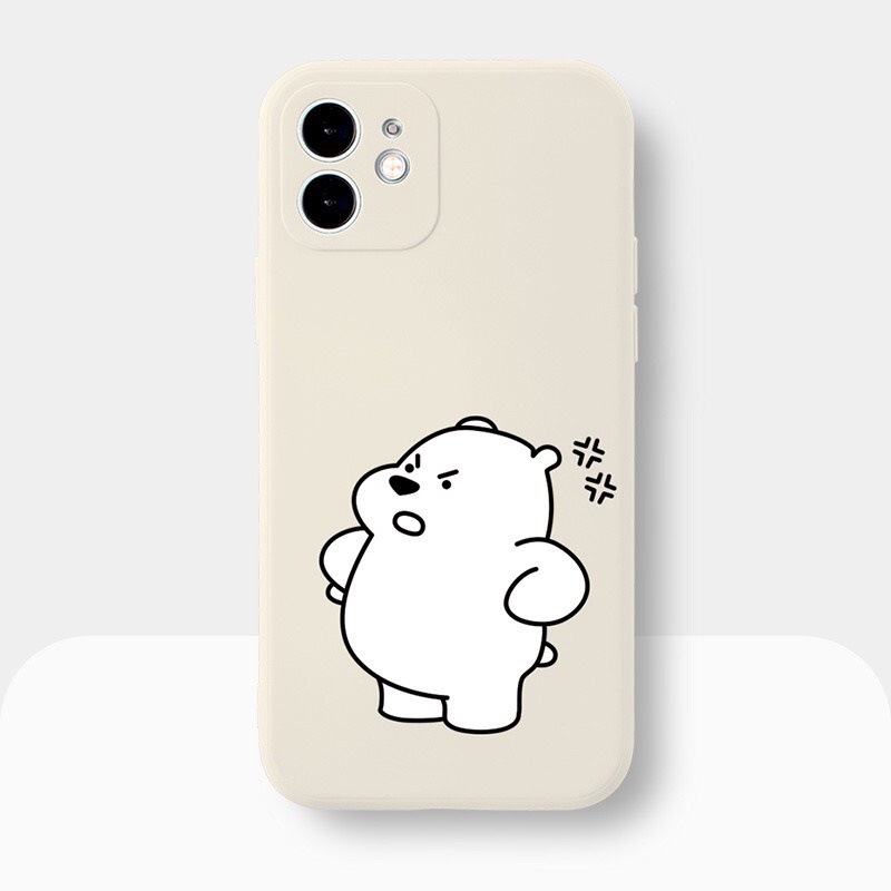 Ốp lưng iphone cặp đôi hoạt hình dễ thương dẻo cạnh vuông bảo vệ camera 7plus/8plus/x/xs/xsmax/11/12/13/14/pro/promax