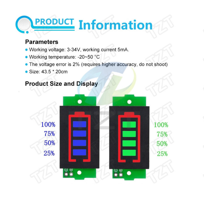 Mô Đun Kiểm Tra Pin Lithium 1 / 2 / 3 / 4 / 5 / 6 / 7 / 8s