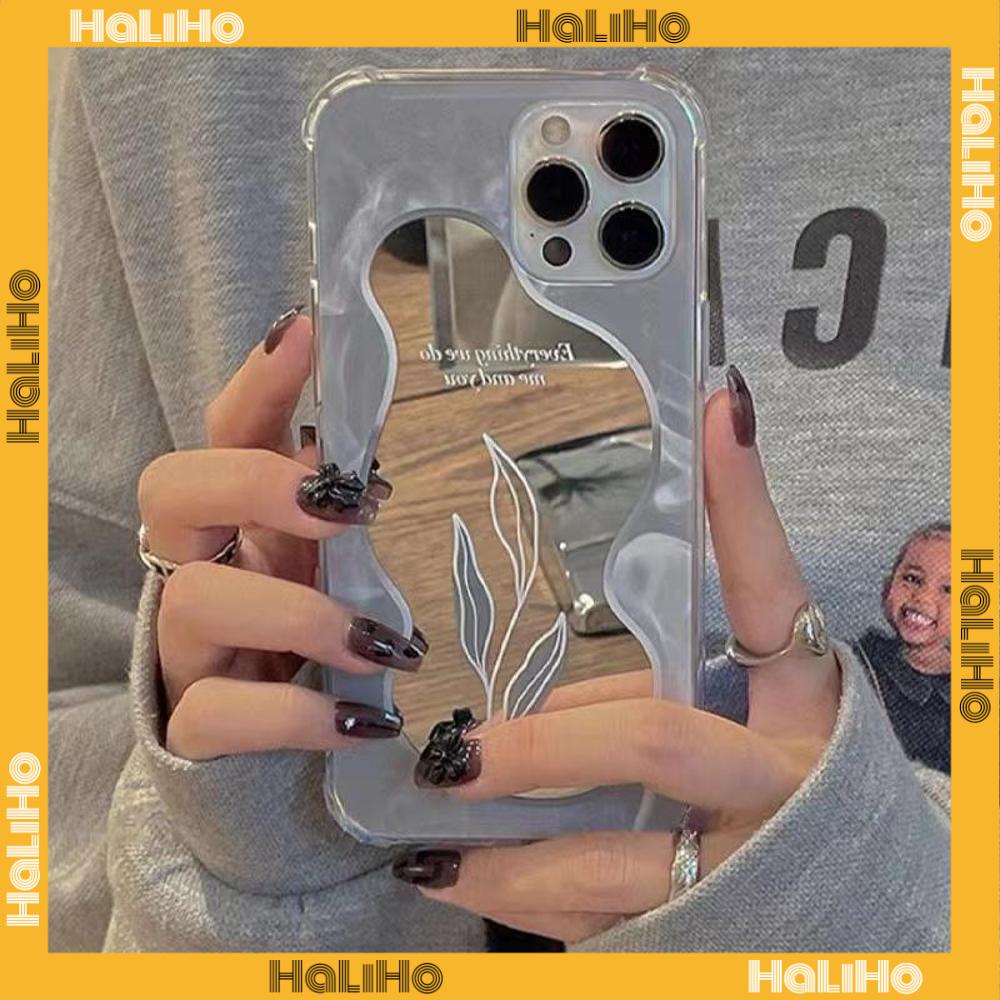 iPhone Case Acrylic HD Mirror Laser Airbag Shockproof Protection Camera Tulip Flowers Compatible For iPhone 11 iPhone 13 Pro Max iPhone 12 Pro Max iPhone 7 Plus iPhone xr xs max