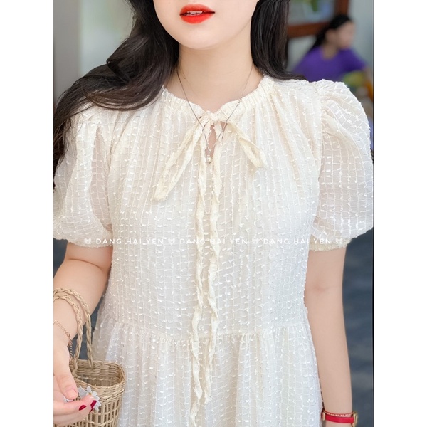 Váy babydoll Zami xốp mềm lót voan tiểu thư