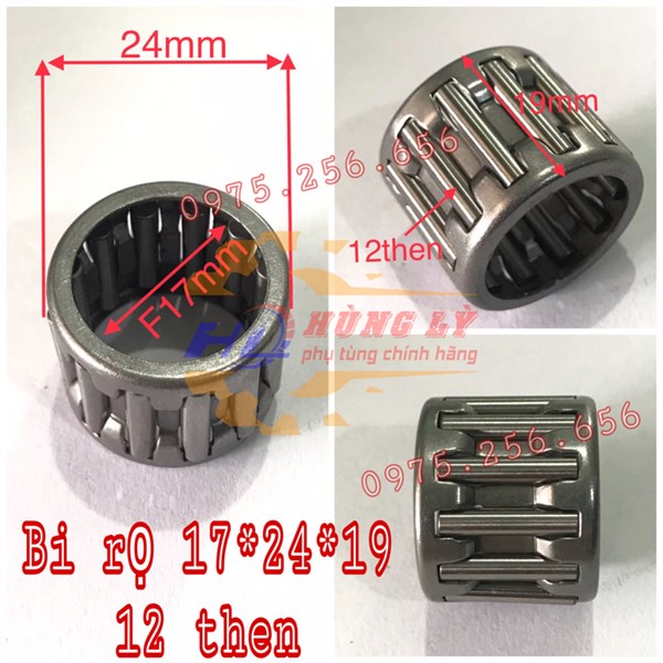 Bi rọ 17*24*19 (12 then) lắp ở trục ô 10 răng phụ tùng ô tô phụ tùng máy nông nghiệp phụ tùng Hùng Lỳ