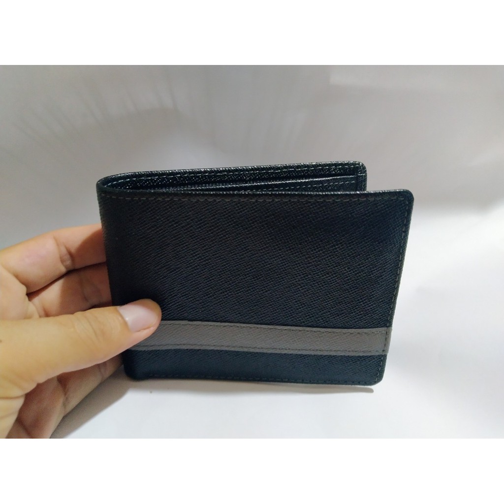 Ví Da Nam Cao Cấp Da Bò Saffiano- Kèm hộp đựng sang trọng | BigBuy360 - bigbuy360.vn