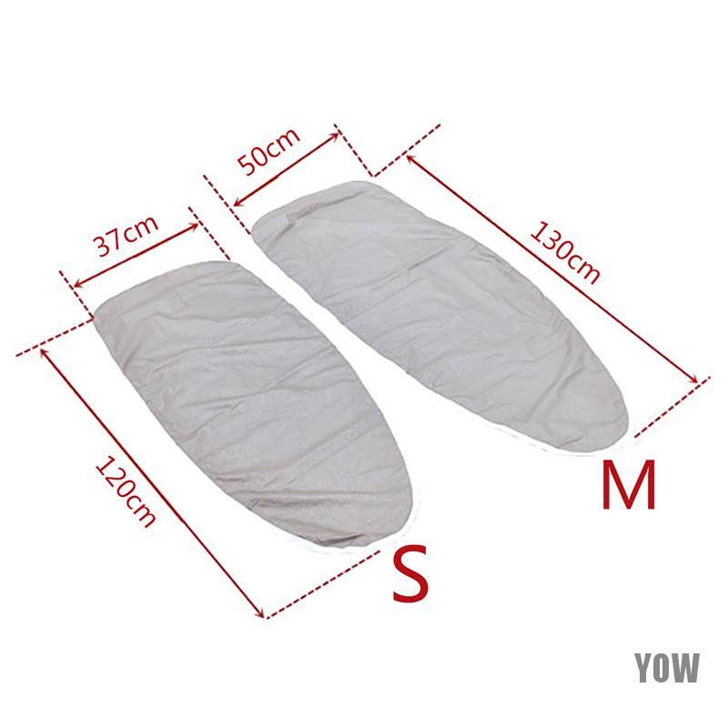 Tấm phủ bàn ủi mạ bạc dày 4mm tiện lợi với 2 cỡ tùy chọn