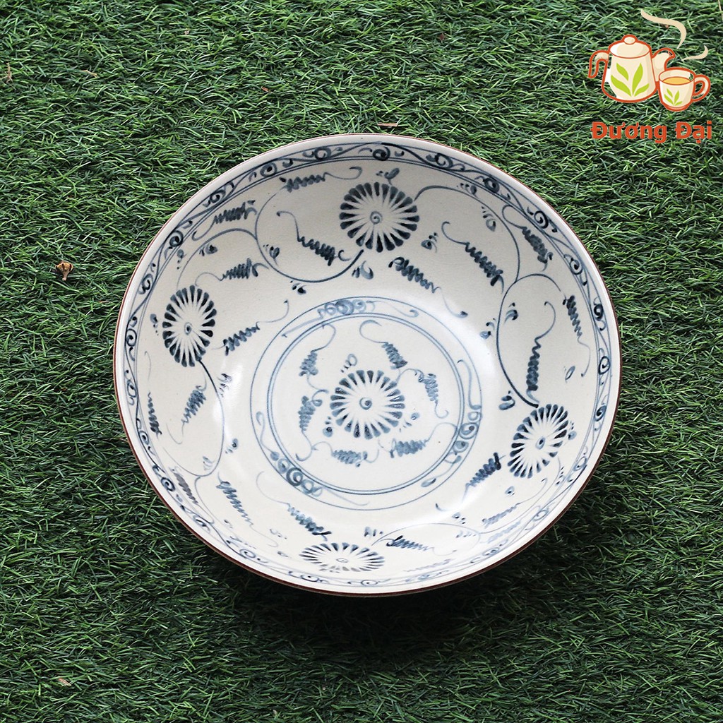 Bát Tô loe hoa cúc rạn đựng cơm canh Gốm Sứ Bát Tràng Đương Đại