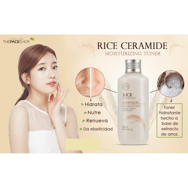 Tinh chất sữa dưỡng sáng da RICE&CERAMIDE MOISTURE EMULSION THE FACE SHOP