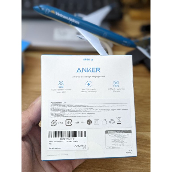 Sạc Anker Powerport III Duo A2628 40W