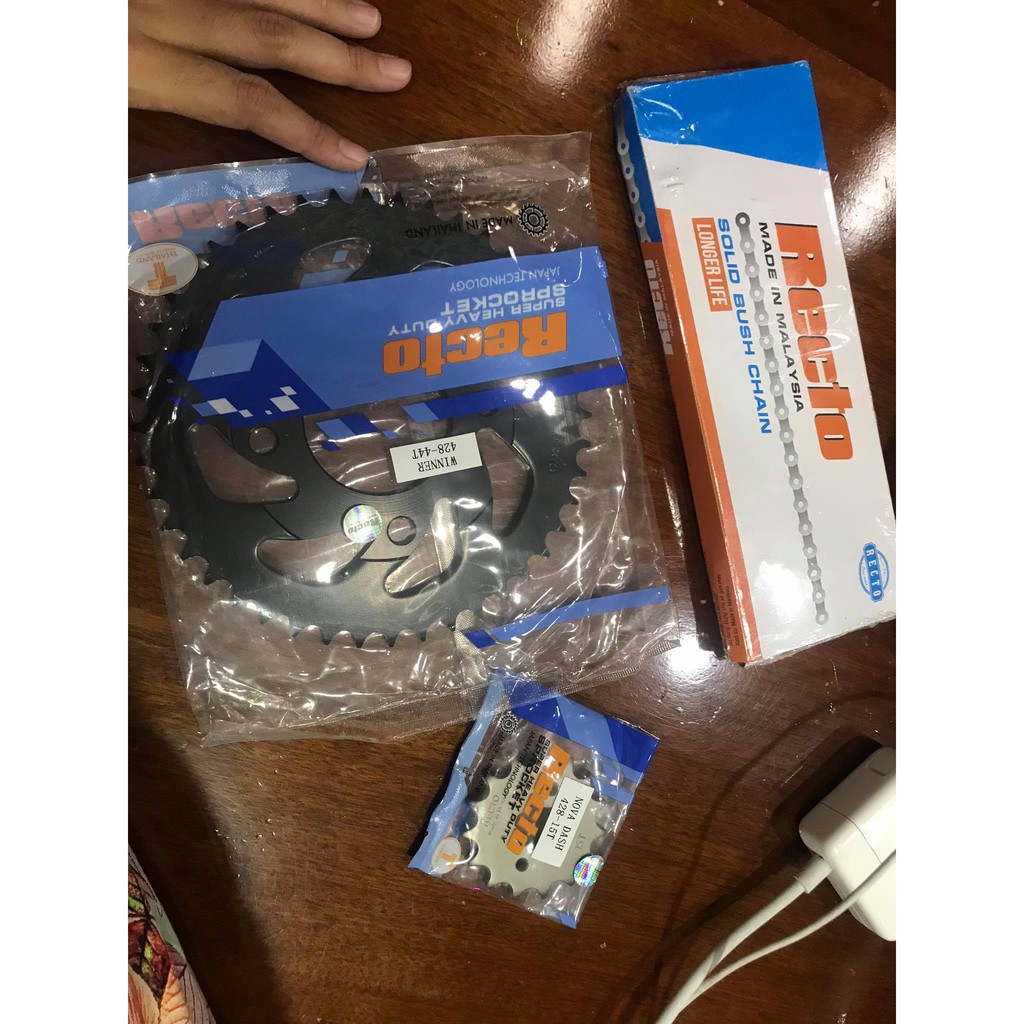 Bộ Nhông Sên Đĩa / NSD xe Winner 150(ver 1) và Winner X(ver 2,3) của Recto.