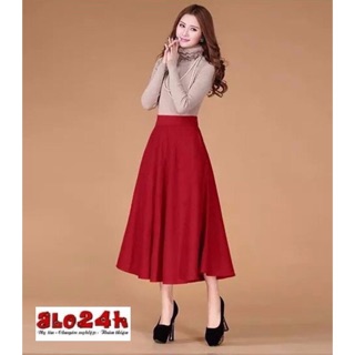 CHÂN VÁY XÒE FORM DÀI SANG TRỌNG