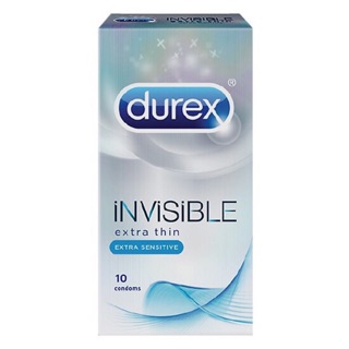 Bao Cao Su Durex Invisible siêu mỏng Hộp 10 Chiếc