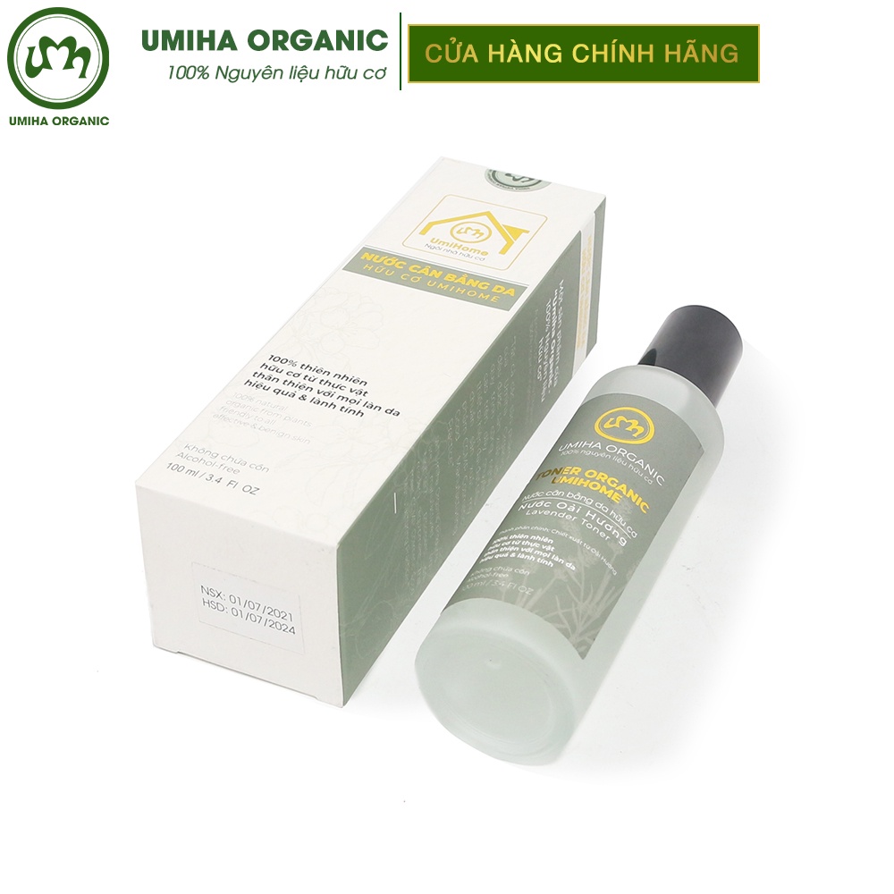 Toner Hoa Oải Hương Hữu Cơ Umiha Organic |50/100ml Nước Cấp Ẩm Cân Bằng Da Giúp Dưỡng Da Hiệu Quả