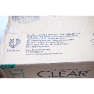 Dầu Gội Clear Bạc Hà 340g
