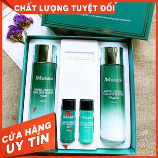 Bộ dưỡng da JM_Solution_Marine_Luminous_Pearl_Deep_Moisture_Skin_Care Set gồm 4 món