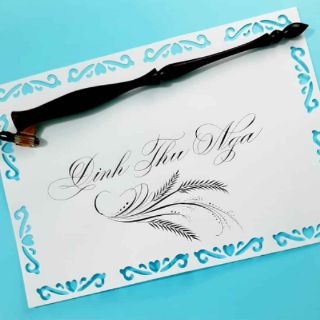 Quản chéo (calligraphy)sale 130k