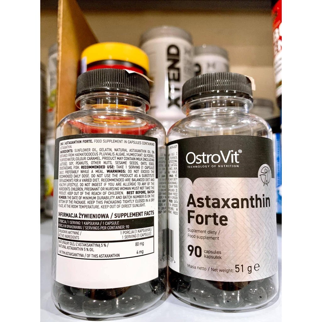 Viên Uống Astaxanthin Ostrovitt Chống Oxi Hoá