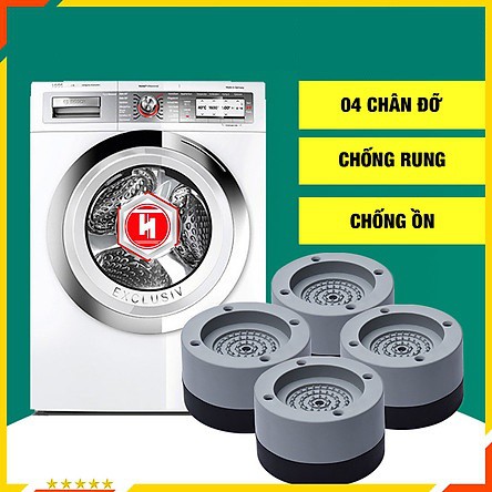 BỘ 4 CHÂN ĐẾ GIÚP MÁY GIẶT CHỐNG RUNG KHI SỬ DỤNG