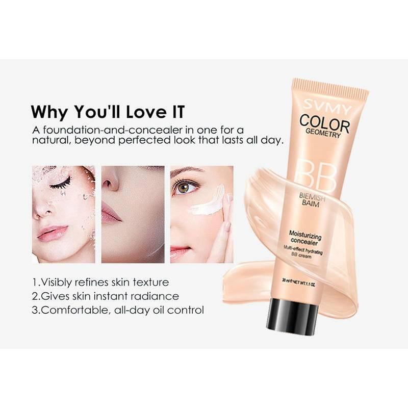 Kem BB Lâu Trôi Không Thấm Nước Che Phủ Lỗ Chân Lông Và Làm Đều Màu Da 30ml