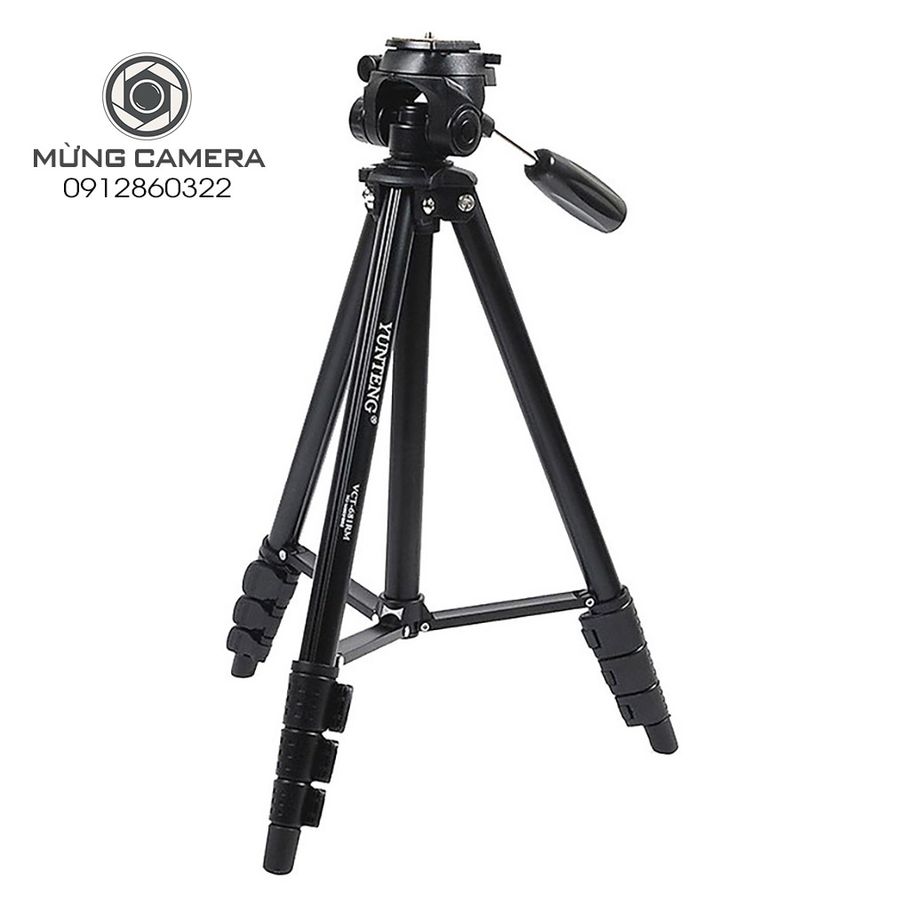 Chân máy ảnh Yunteng VCT-681 quay phim chụp ảnh chuyên nghiệp hàng có sẵn ở hà nộ hải phòng ship tận nơi