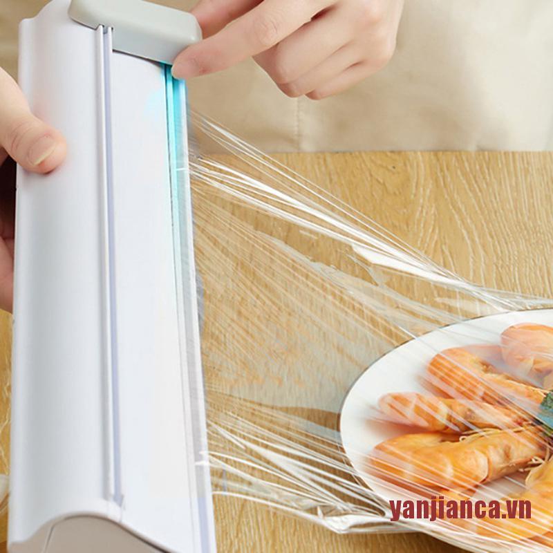 YANCA Food Wrap dispenser Foil Cling Film Roll Baking Parchment Cutter Plastic Holder