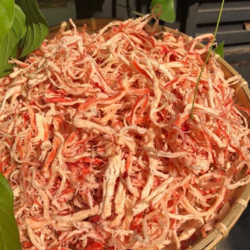 Mực xé sợi 500gram KHÔNG CAY dai ngon đậm vị