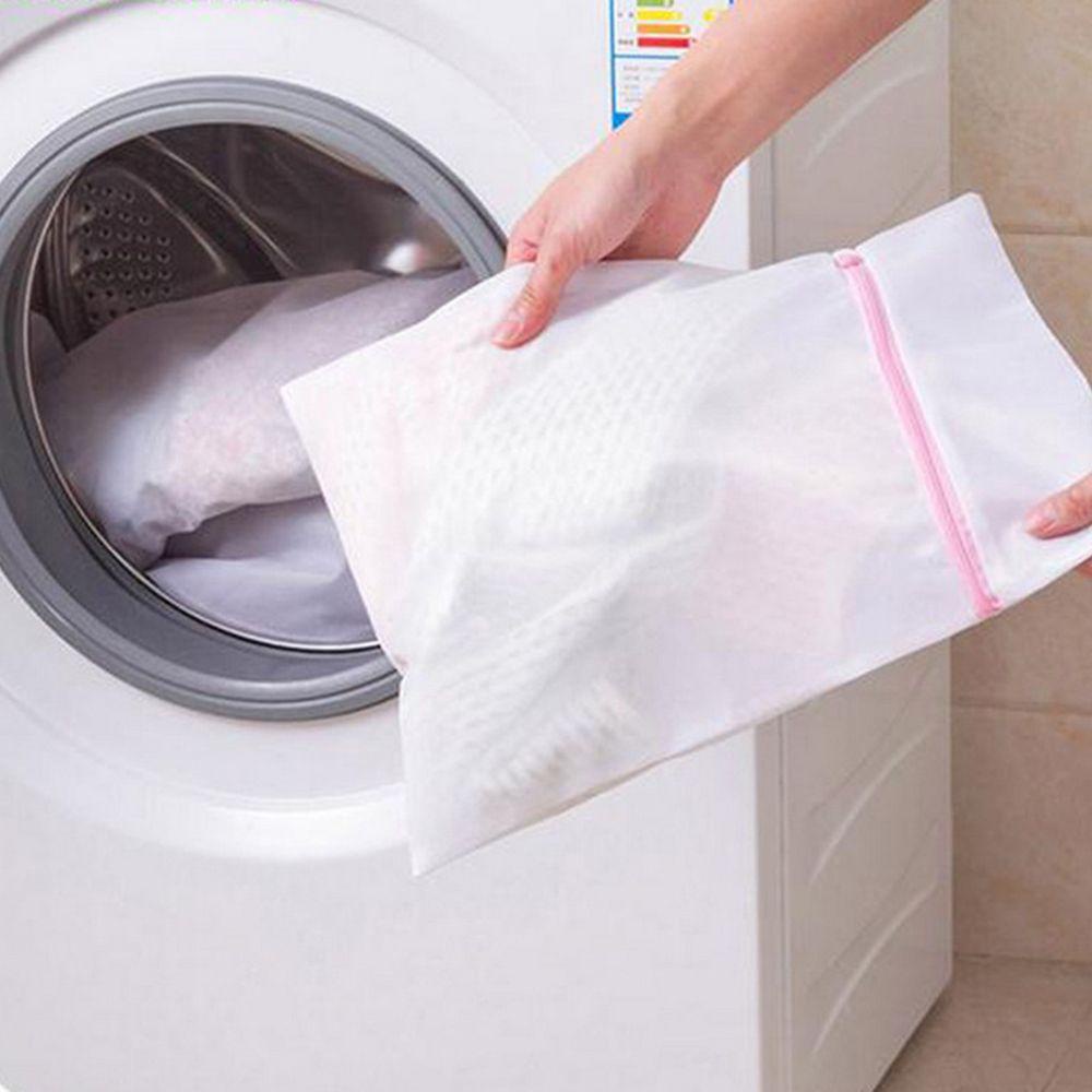 Túi Giặt Bằng Polyester Nhiều Kích Cỡ|Lưới Bảo Vệ Quần Áo Có Khóa Kéo Tiện Dụng