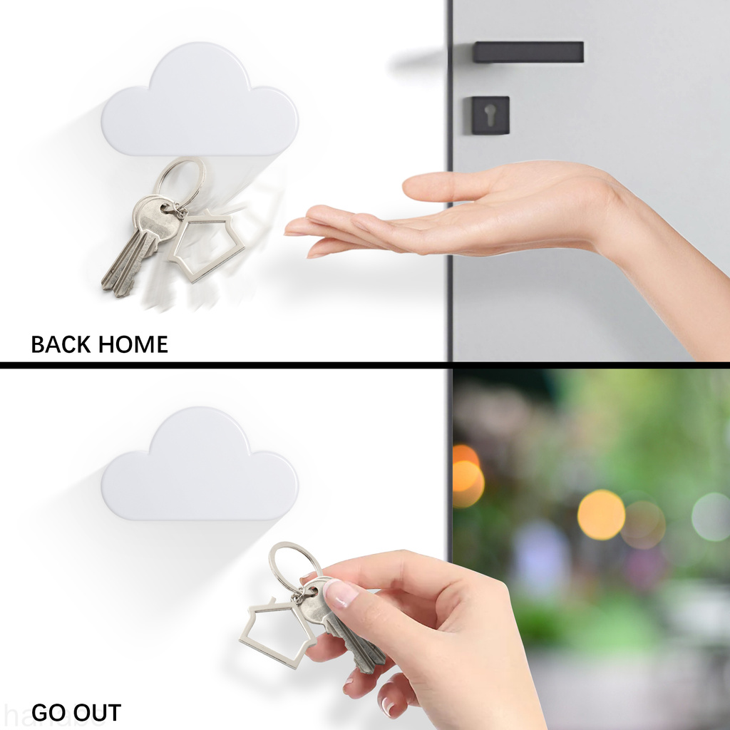 Móc Treo Chìa Khóa Nam Châm Hình Đám Mây