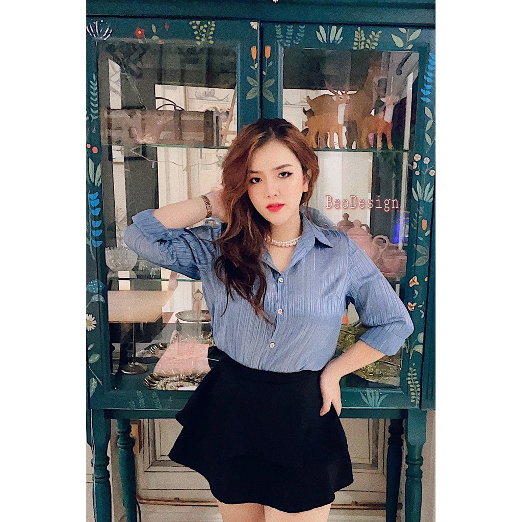 Áo sơ mi kẻ Bigsize