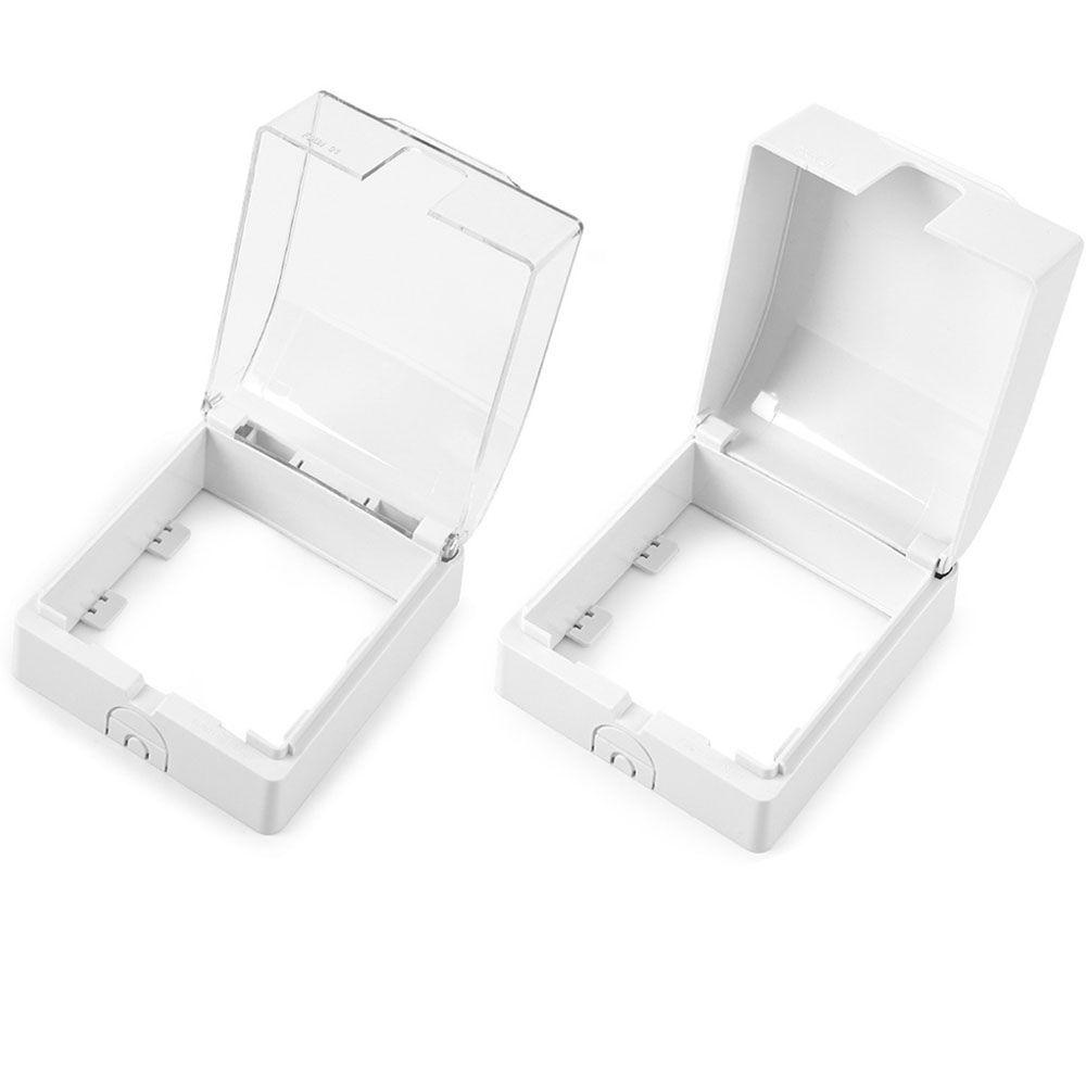 PISTA 1 Nắp Đậy Ổ Cắm Điện Tự Dính Chống Văng Bảo Vệ An Toàn Cho Phòng Tắm