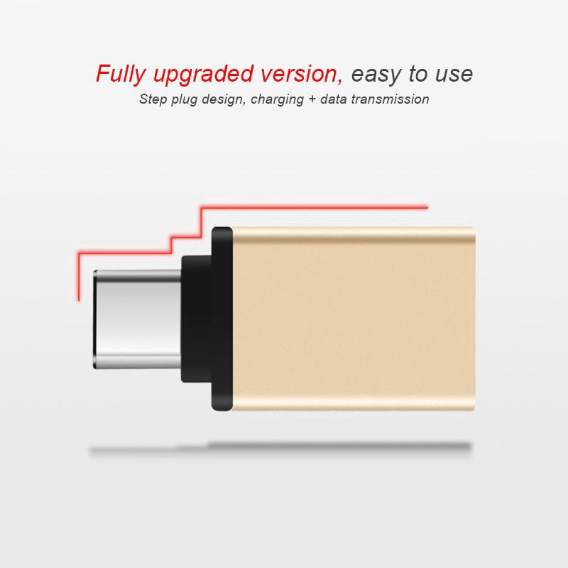 Type-C Phone OTG Alloy Adapter 3.0USB Converter For Android
