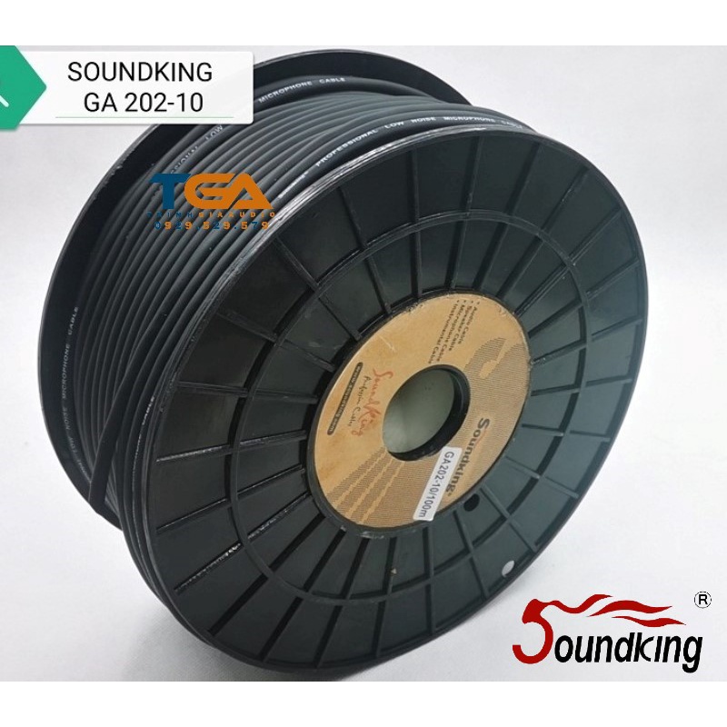 Dây tín hiệu Audio, Microphone chính hãng SOUNDKING GA 202. Báo giá 1M