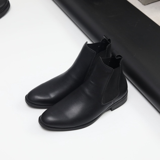 Giày Chelsea Boot Hood - Da pu cao cấp loại 1 - Đế cao su đúc nguyên khối