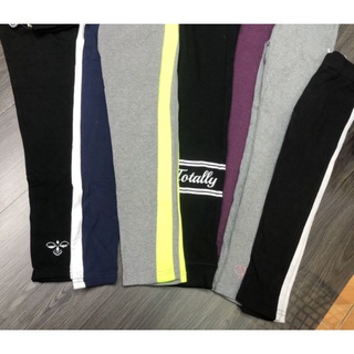 Quần legging nỉ da cá và cotton len link 1