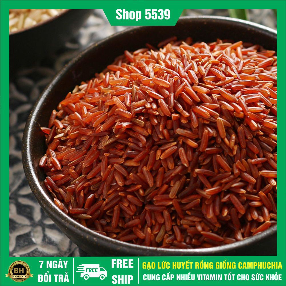 Gạo lứt huyết rồng giảm cân tốt cho sức khỏe túi 1 kg - Shop 5539