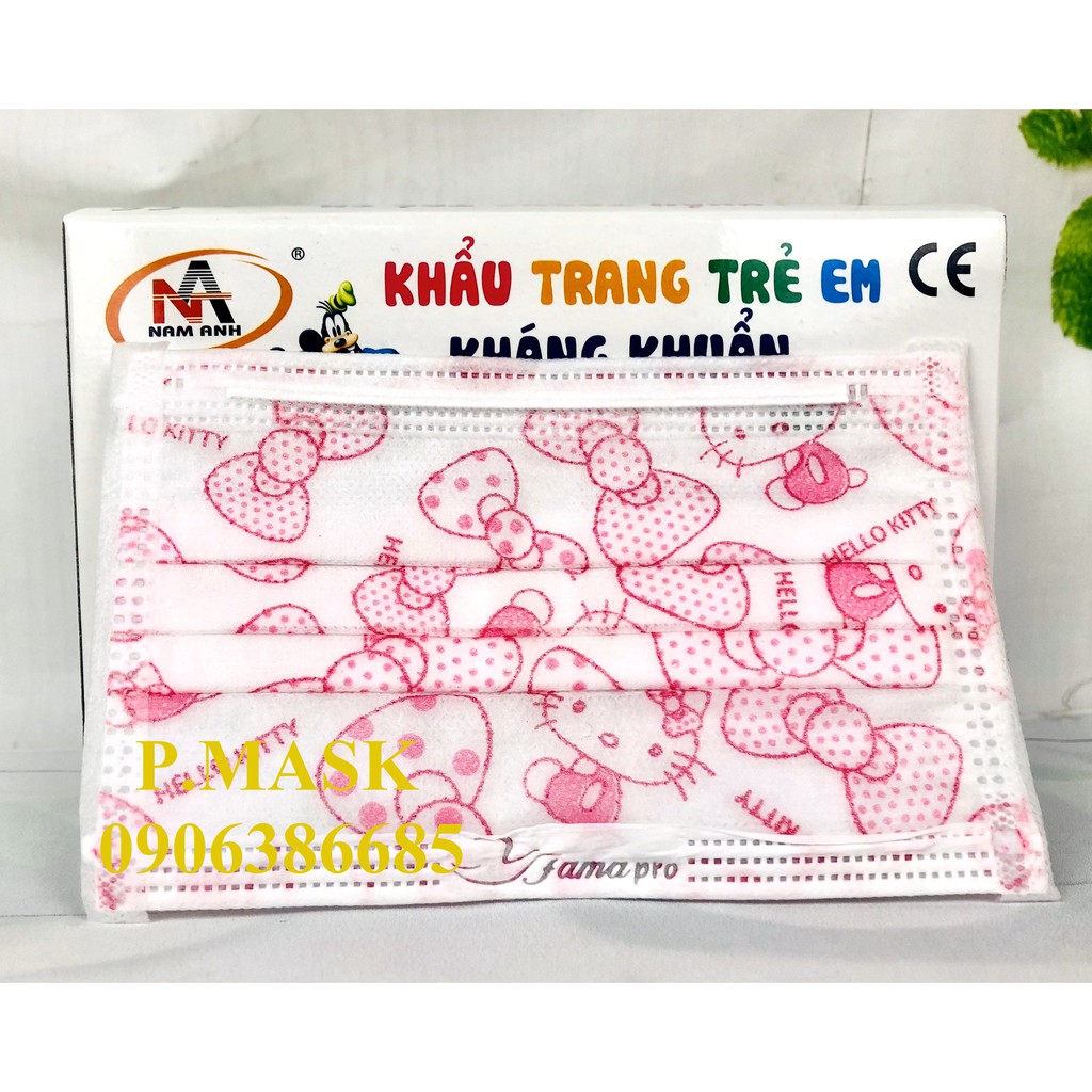 Khẩu Trang Y Tế Trẻ Em Famapro in hình Siêu Dễ Thương Dành Cho Bé 50 cái/ hộp 4 Lớp Kháng Khuẩn | BigBuy360 - bigbuy360.vn