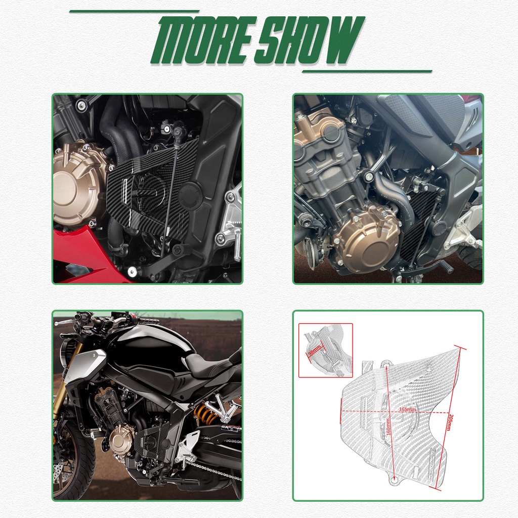 Ốp Bảo Vệ Dây Xích Phía Trước Dành Cho Xe Honda CB CBR 650R 2019 2020 2021 CB650R CBR650R
