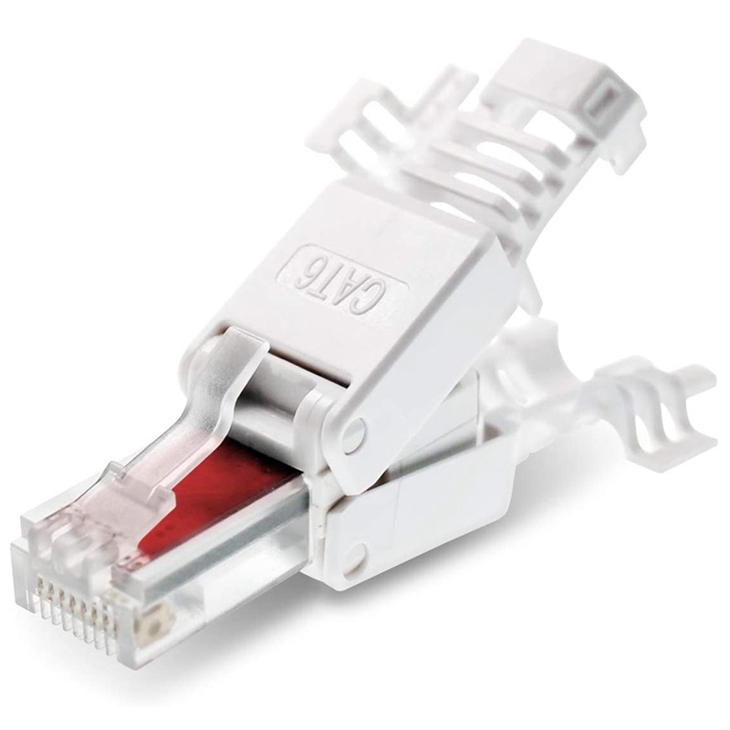 Set 12 Phích Cắm Mạng Rj45 Cat6 Lan Utp Cat5 Cat7