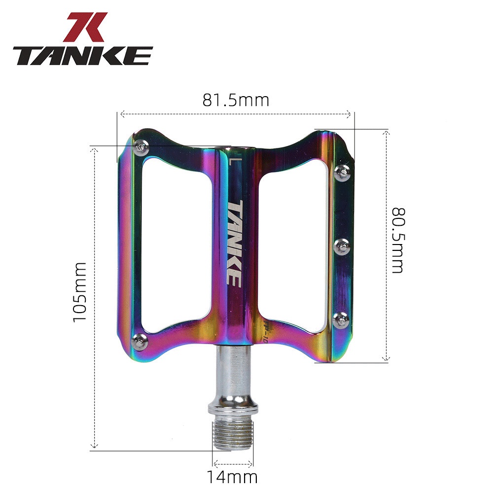 Có thể bán buôn Bàn đạp xe hợp kim nhôm không trượt nhẹ cho leo núi Gấp Vermont055 Hàng giao ngay