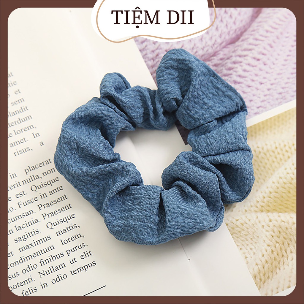 Dây Buộc Tóc Style Hàn Quốc Dây Buộc Tóc VinTage Cột Tóc scrunchies Cute Nhiều Màu