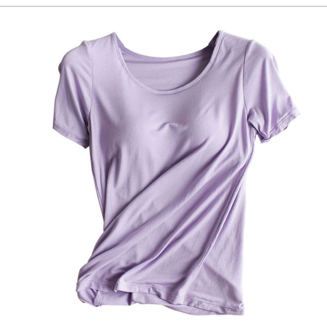 Áo Cộc Tay Có Đệm Ngực * Bộ Mặc Nhà Vải Modal Mềm Mịn Mới * IVY006