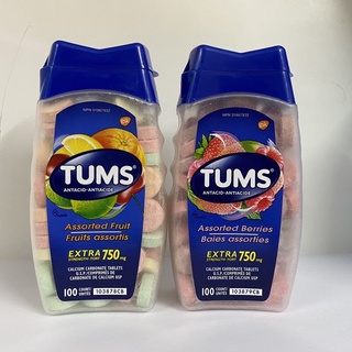 -Kẹo Trái cây Tums Extra Strength Smoothies 100 viên